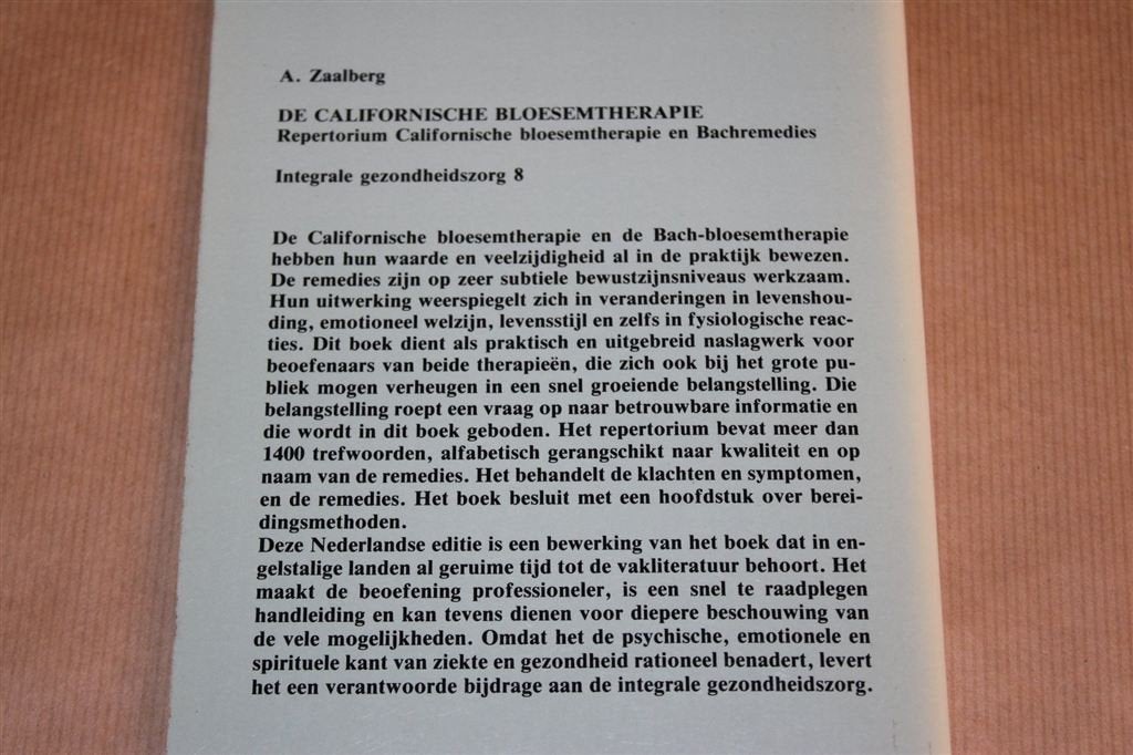 Californische Bloesems — Repertorium voor Bach & California, Ophalen of Verzenden, Gelezen, Overige onderwerpen, Achtergrond en Informatie