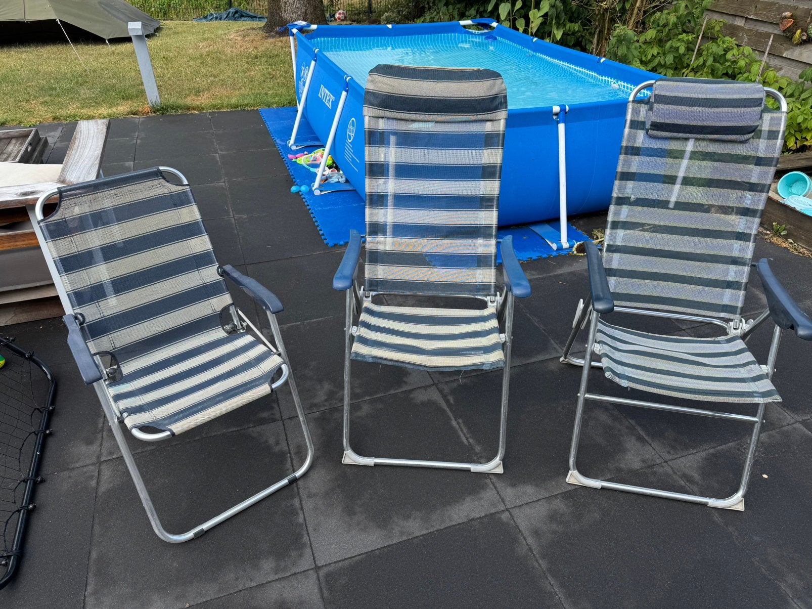3 klapstoelen, Ophalen, Campingstoel