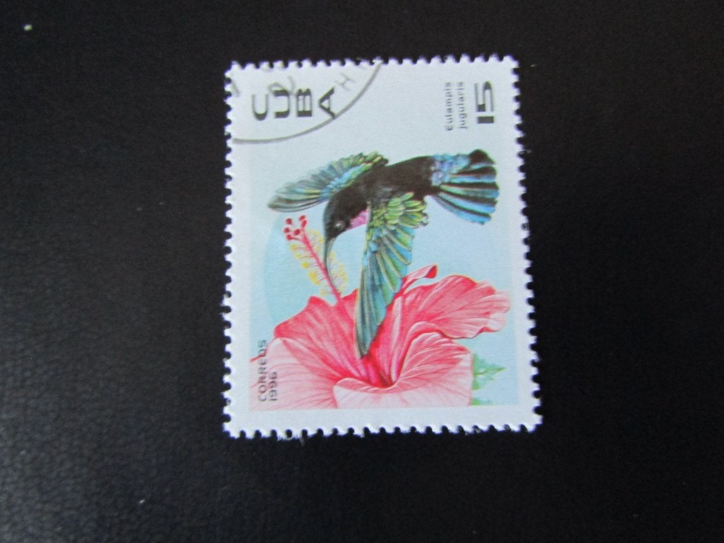 Postzegel Vogel: Granaatkolibrie uit Cuba, Ophalen of Verzenden, Gestempeld, Dier of Natuur