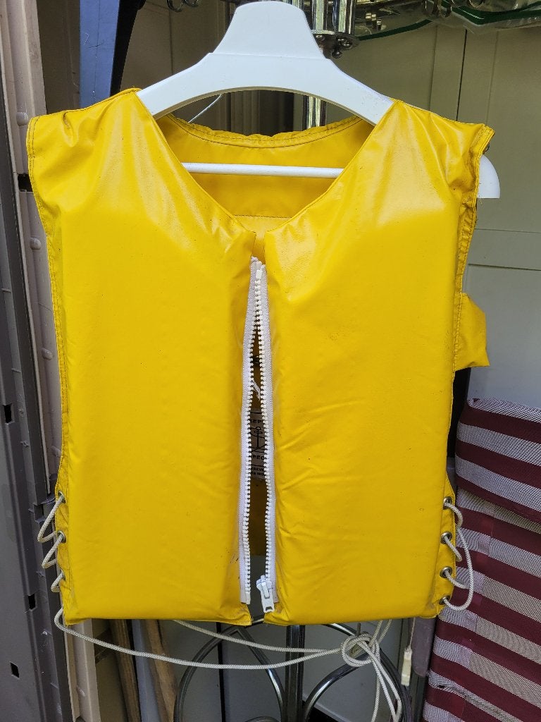 Retro reddingsvest, Watersport en Boten, Ophalen of Verzenden, Dame of Heer, Reddingsvest of Zwemvest