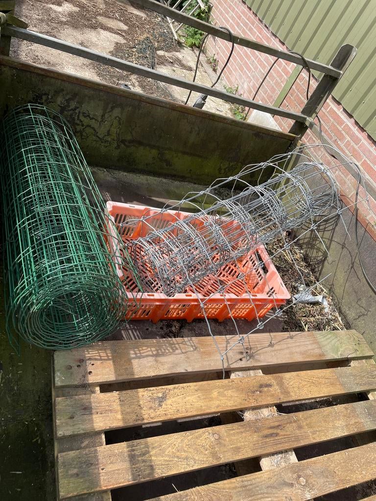 Twee rollen gaas, Tuin en Terras, Ophalen, Zo goed als nieuw, Minder dan 10 meter, Gaas