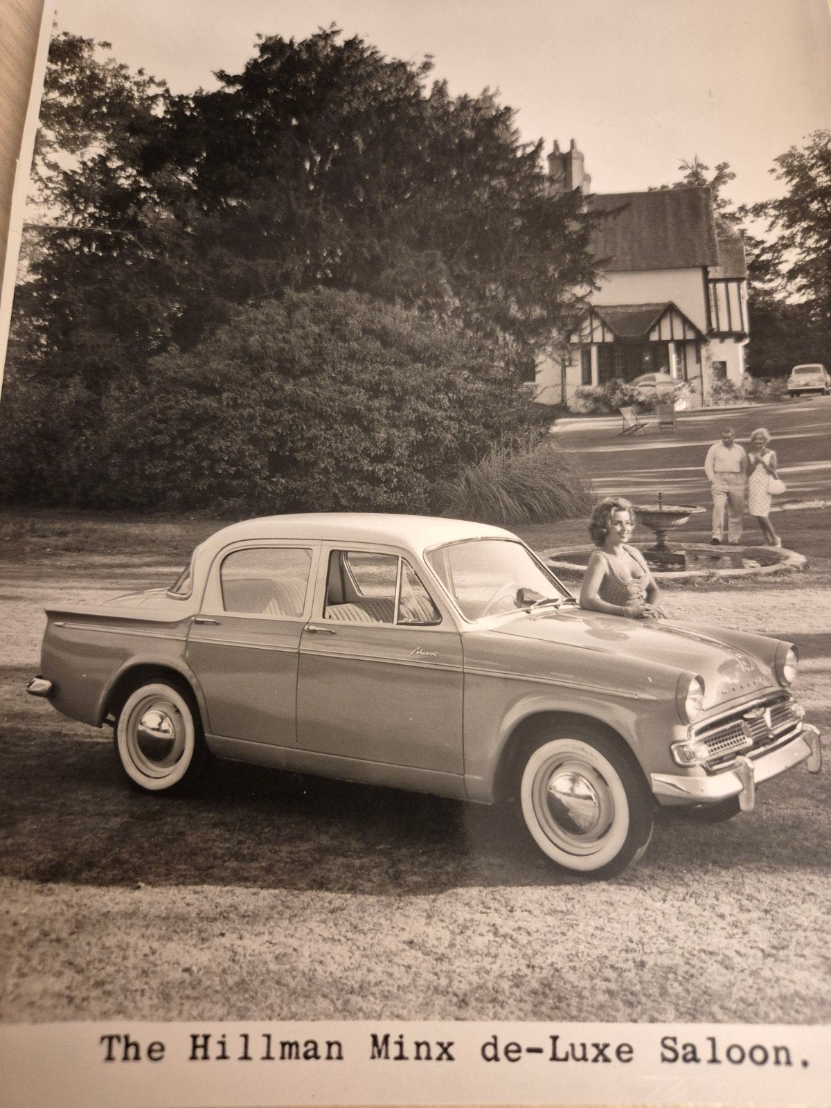 jaren 60 originele foto Hillman Minx de luxe porto 2,85, Ophalen of Verzenden, Zo goed als nieuw, Overige merken