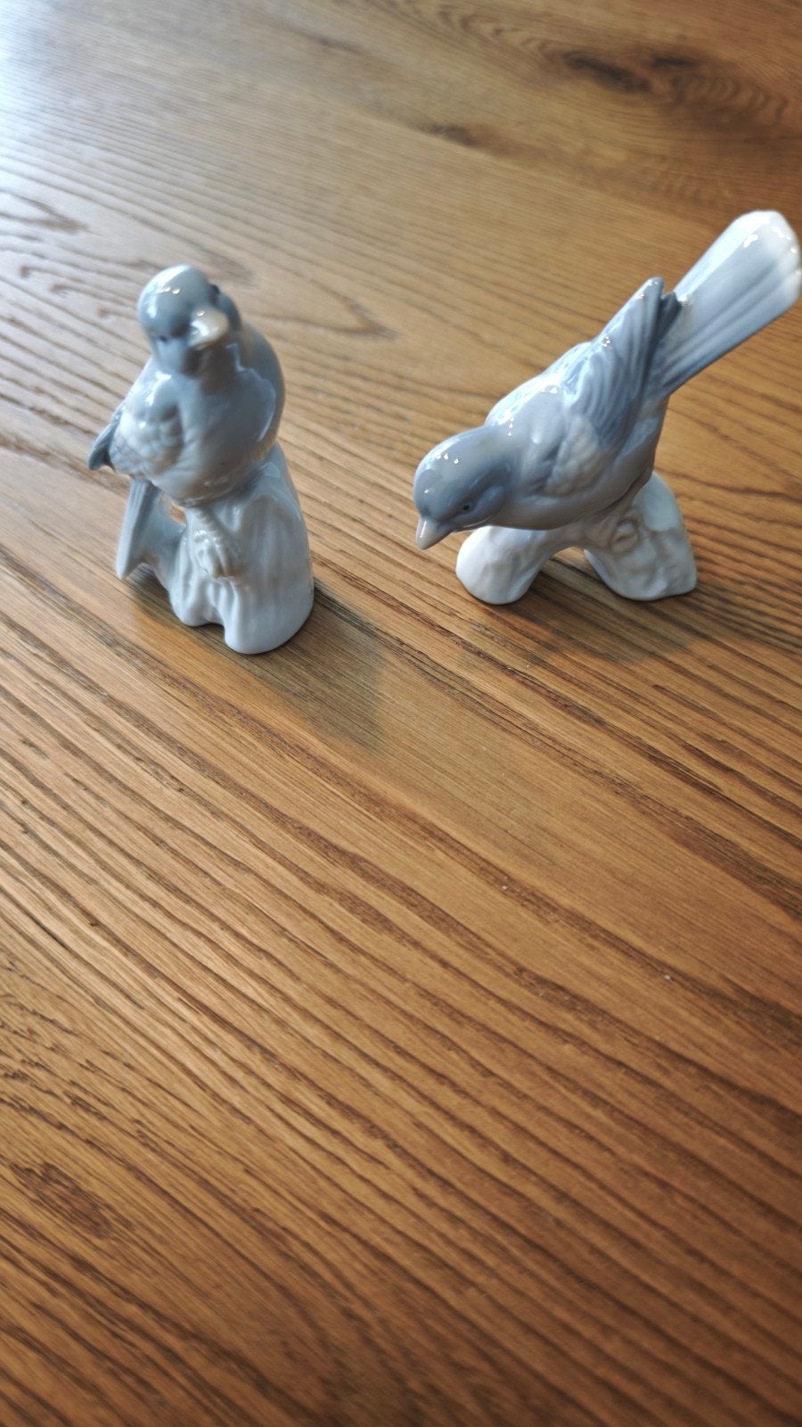 Set van 2 Otagiri porseleinen vogeltjes op stronk, Ophalen of Verzenden