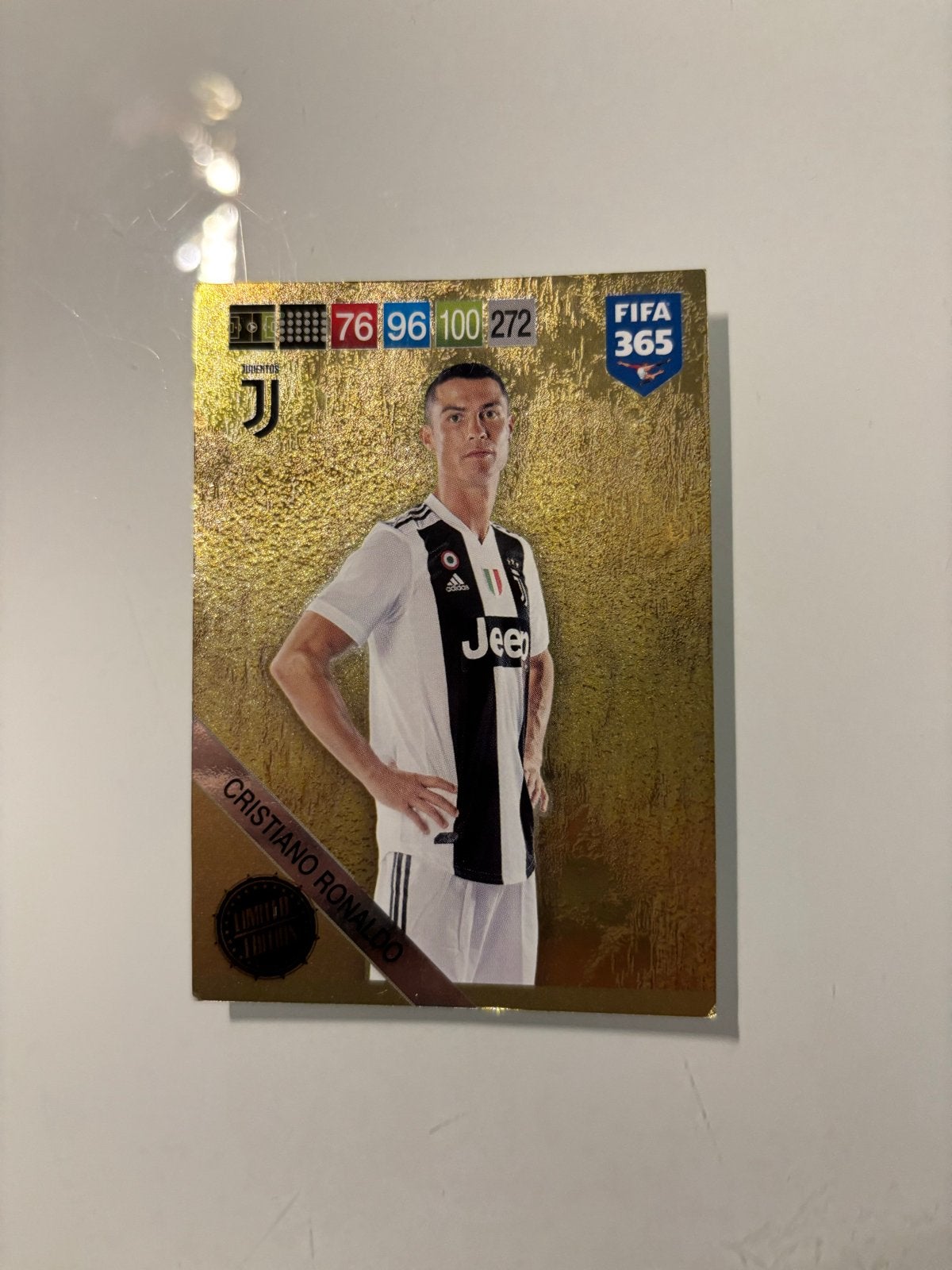 Cristiano Ronaldo Limited Edition FIFA 365 Adrenalyn XL, Verzenden, Zo goed als nieuw, Buitenlandse clubs, Spelerskaart