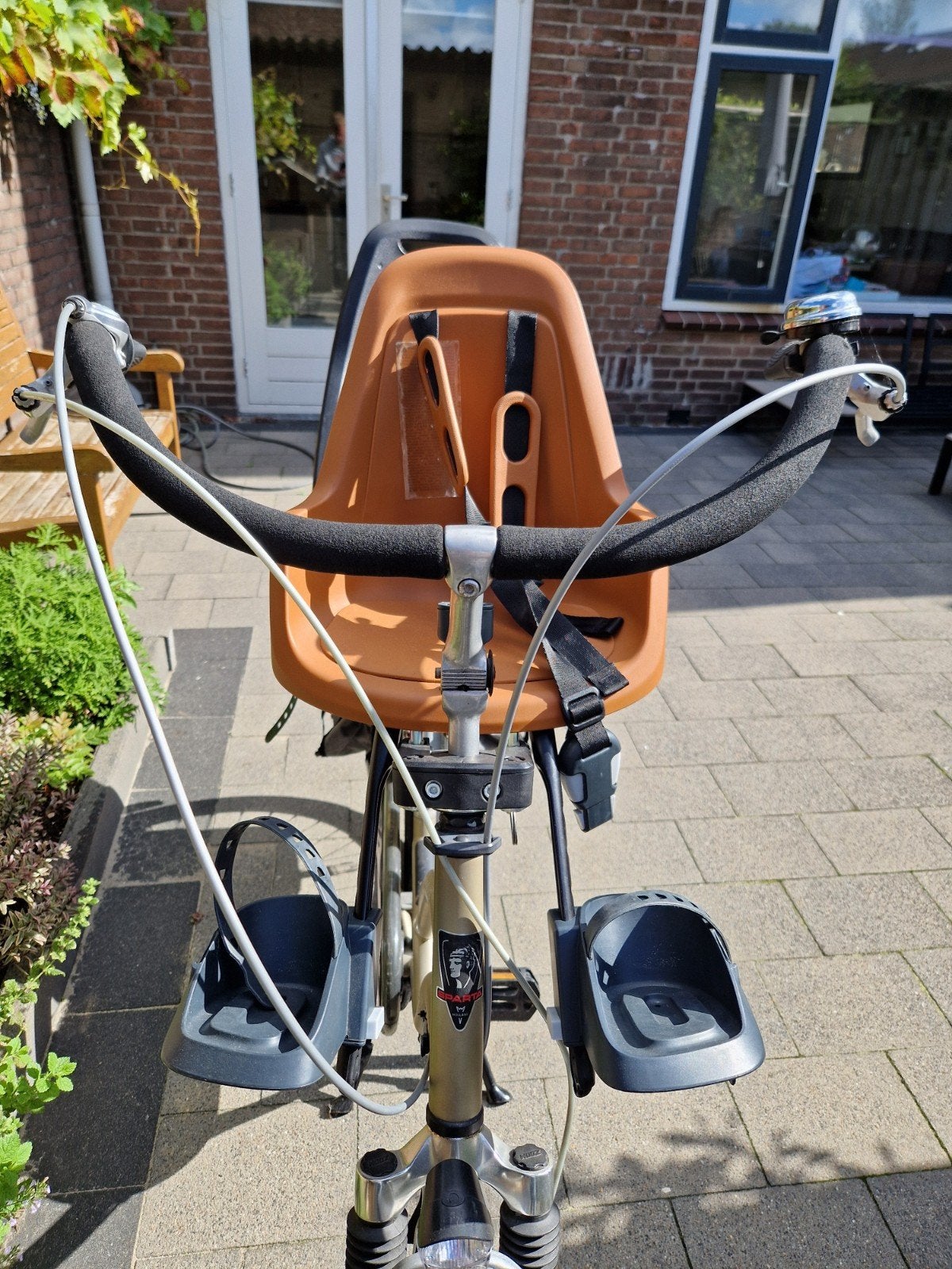 Bobike Mini ONE fietszitje voor, Ophalen, Voetsteuntjes, Zo goed als nieuw, Bobike