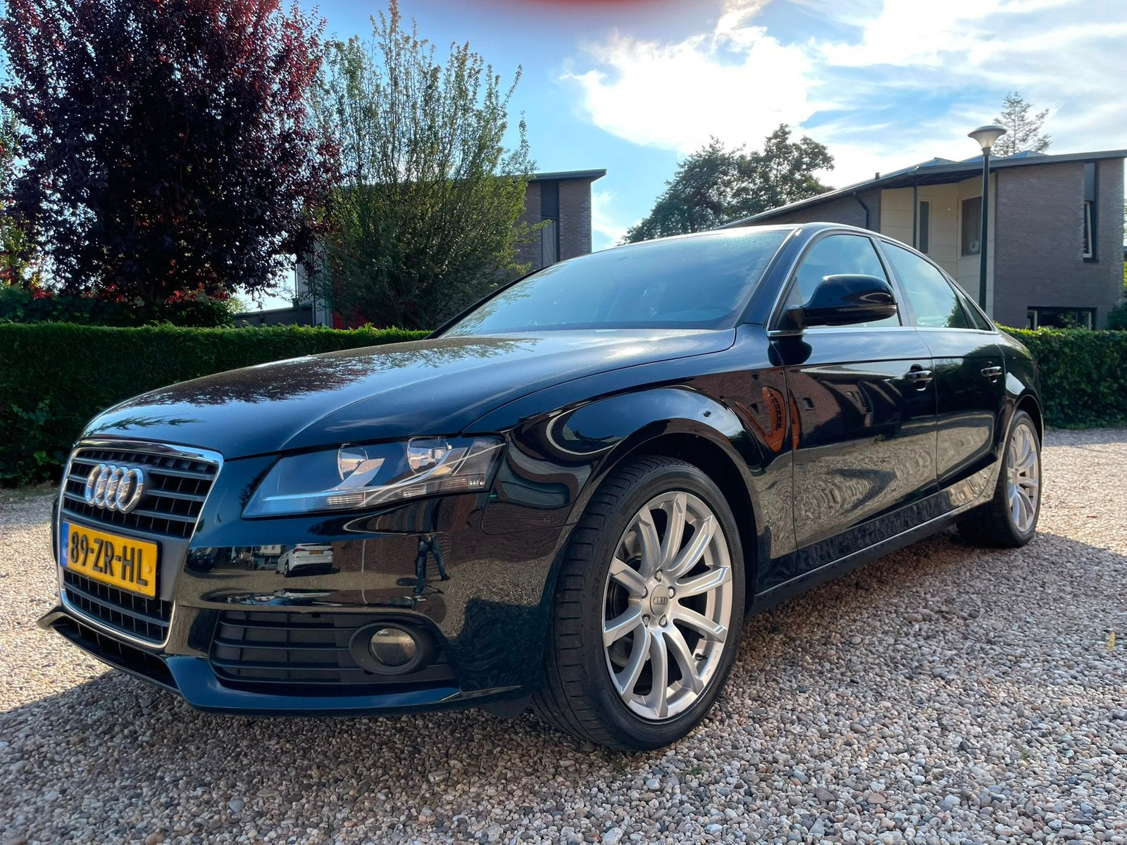 Audi A4 1.8 Tfsi 88KW 2008 LIMO Zwart, Auto's, Audi, 4 cilinders, A4, Zwart, Handgeschakeld
