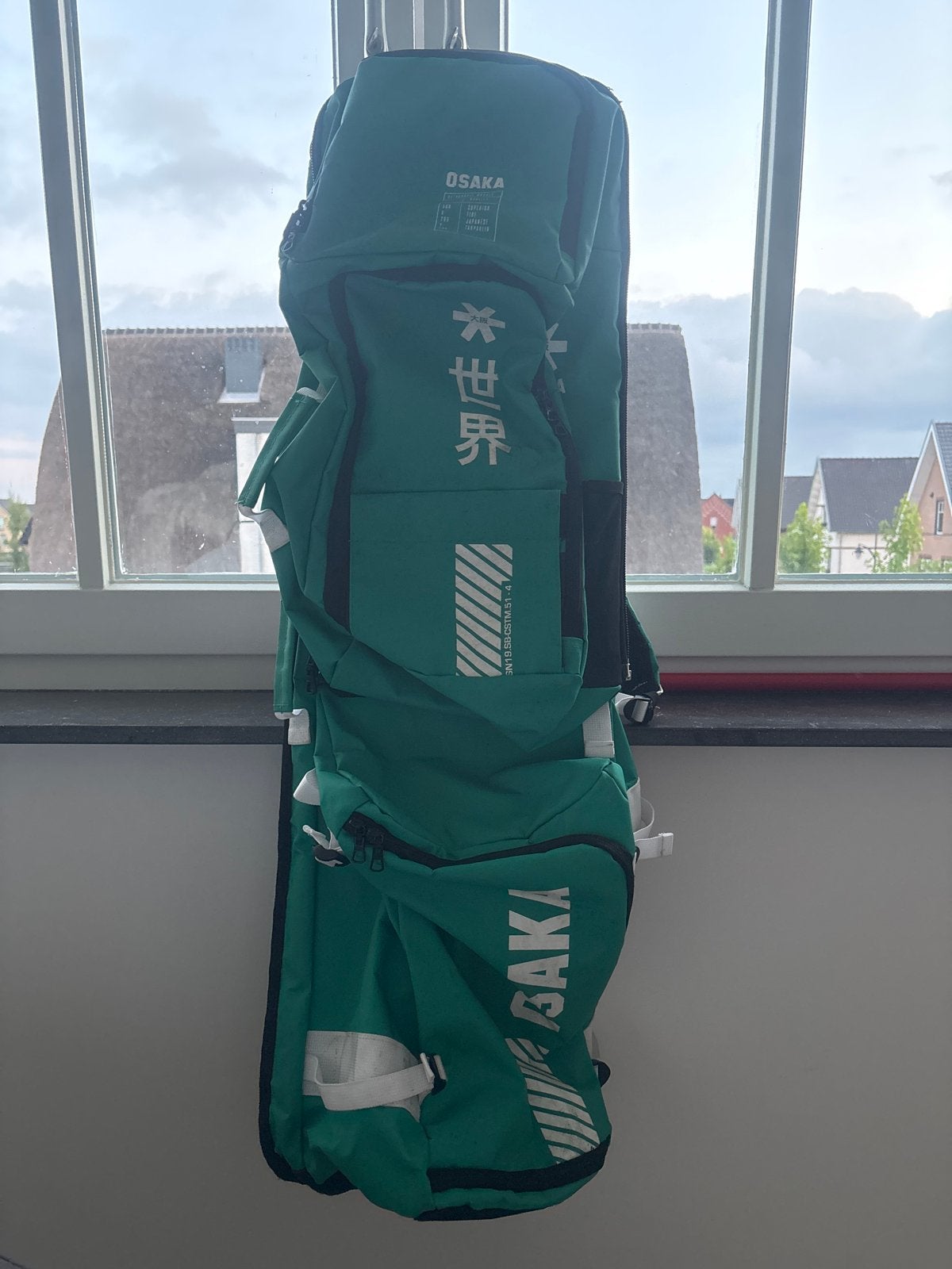 Osaka sticktas mintgroen, Sport en Fitness, Hockey, Gebruikt, Tas, Ophalen of Verzenden