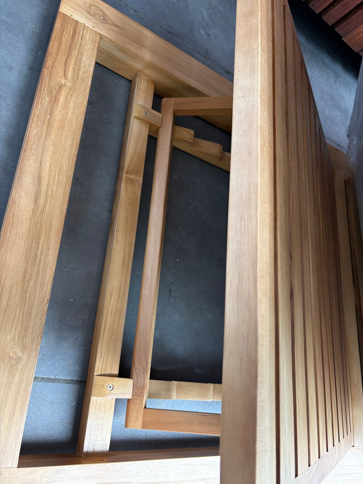 Teak Houten Ligbed met Quick Dry Foam en Regenhoes, Ophalen of Verzenden, Nieuw, Teakhout