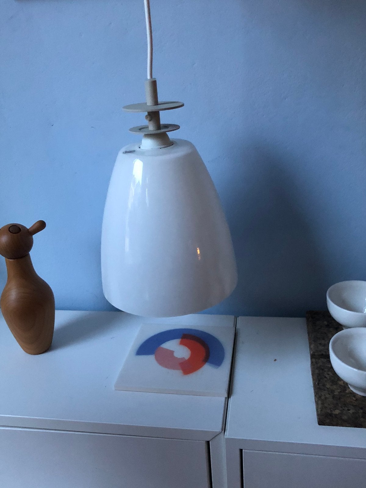 Vintage glazen Ikea Taklampa, Ophalen of Verzenden, Nieuw, Glas