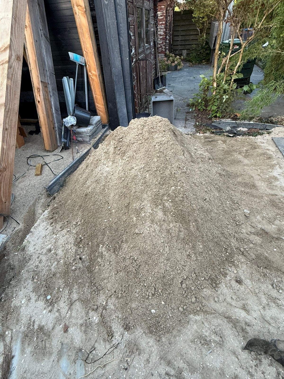 Gratis zand, Tuin en Terras, Ophalen, Gebruikt, Ophoogzand
