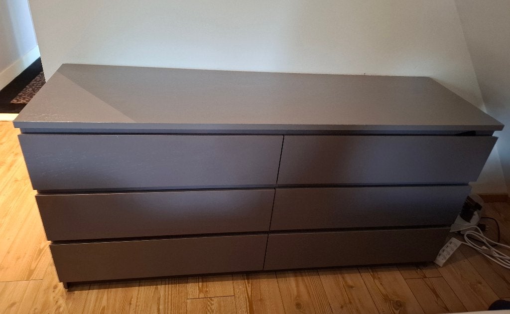 Malm ladekast  "Lavendel", Overige materialen, 5 laden of meer, Zo goed als nieuw, Minder dan 100 cm