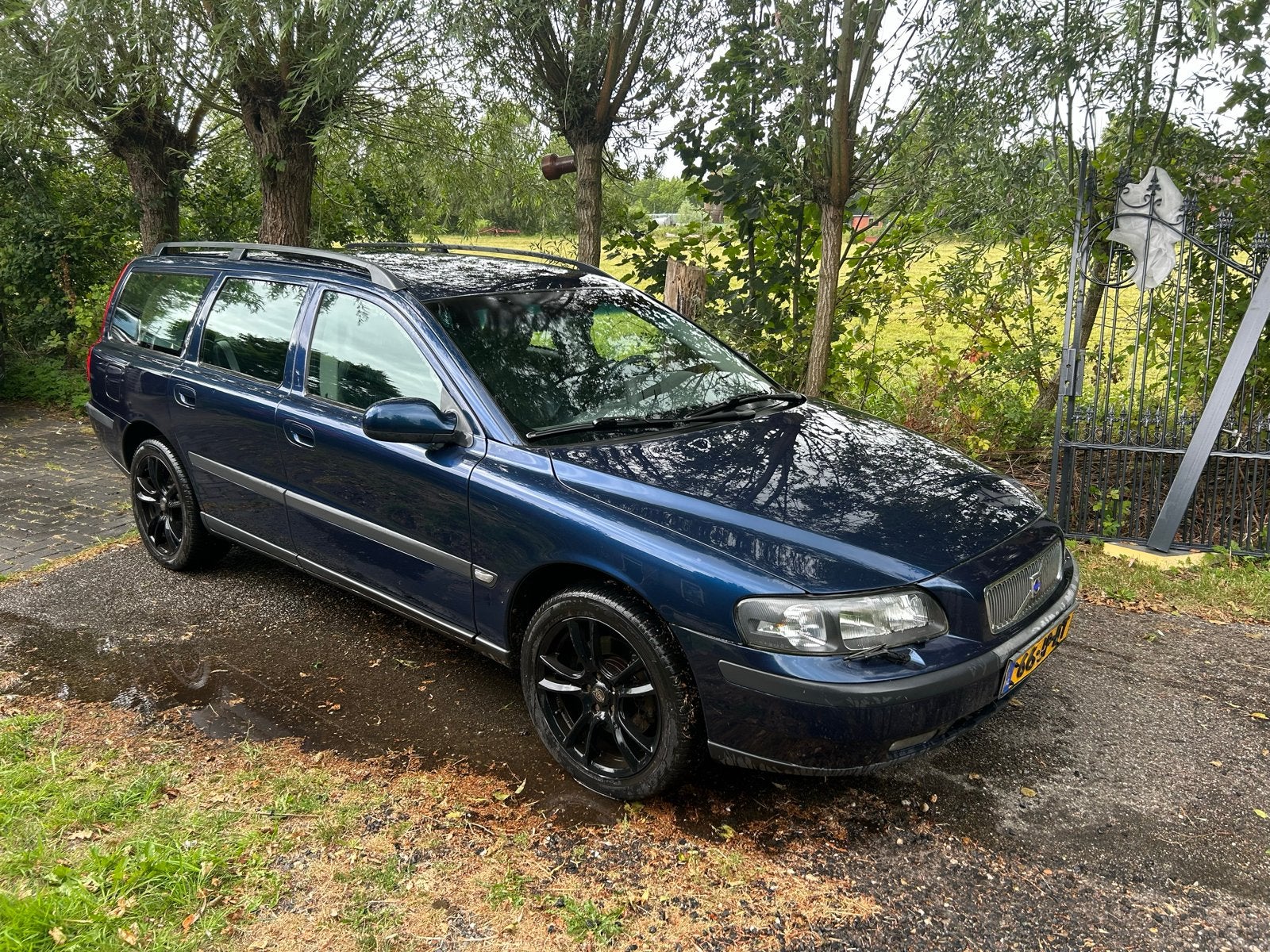 Volvo V70 2.4 T AWD AUT 2002 Blauw, Automaat, 1800 kg, 1644 kg, Blauw