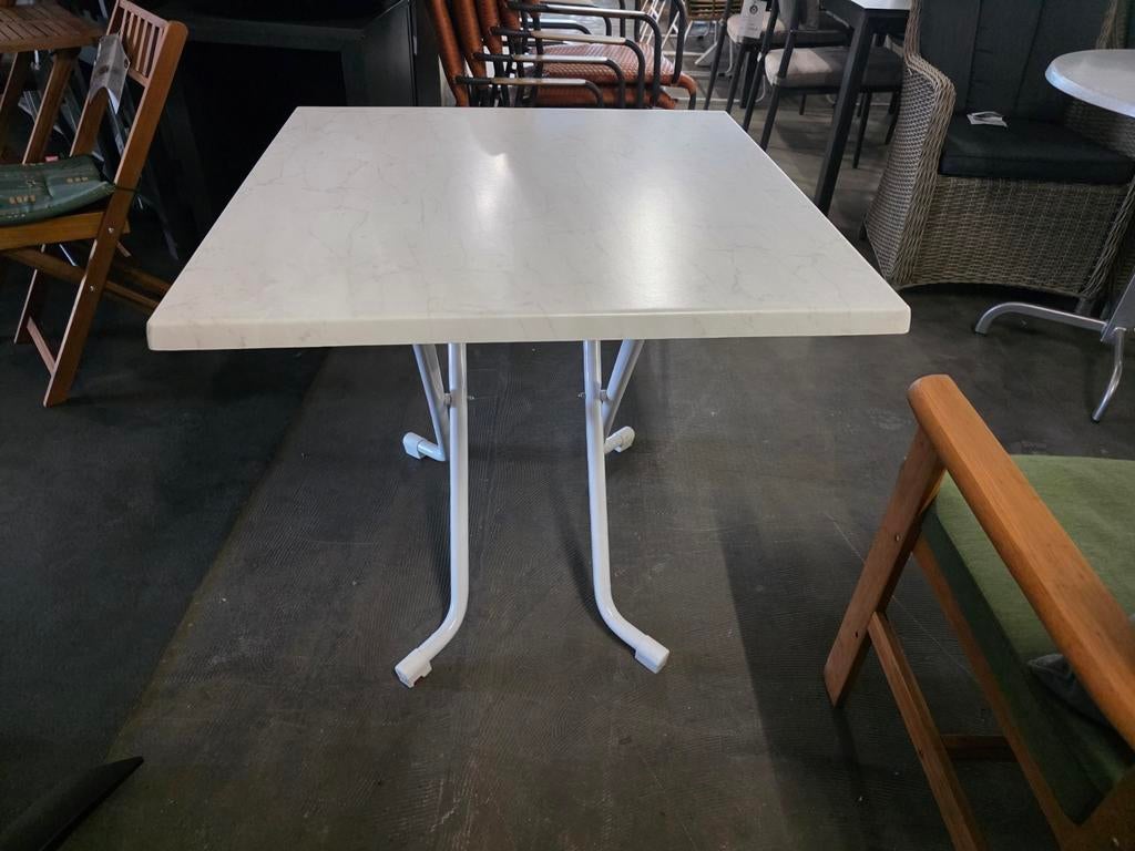 Tuintafel bistrotafel bistro terras 80 cm klaptafel, Ophalen of Verzenden