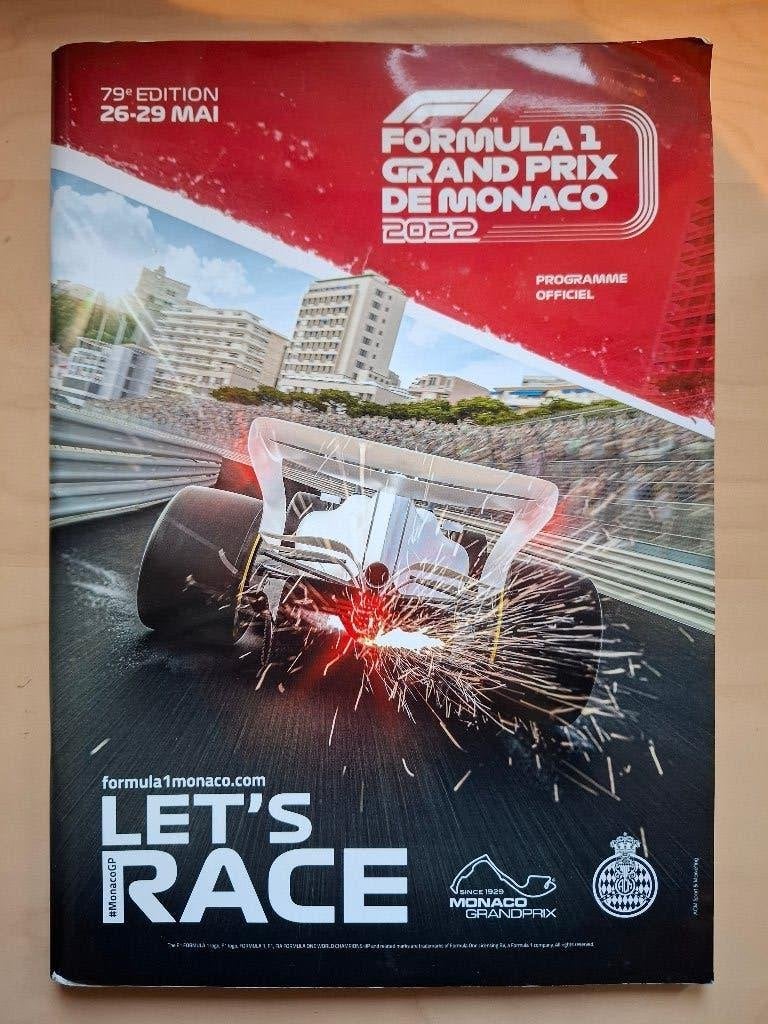 Programma Formule 1 Grand Prix Monaco 2022, Verzamelen, Ophalen of Verzenden, Gebruikt, Formule 1