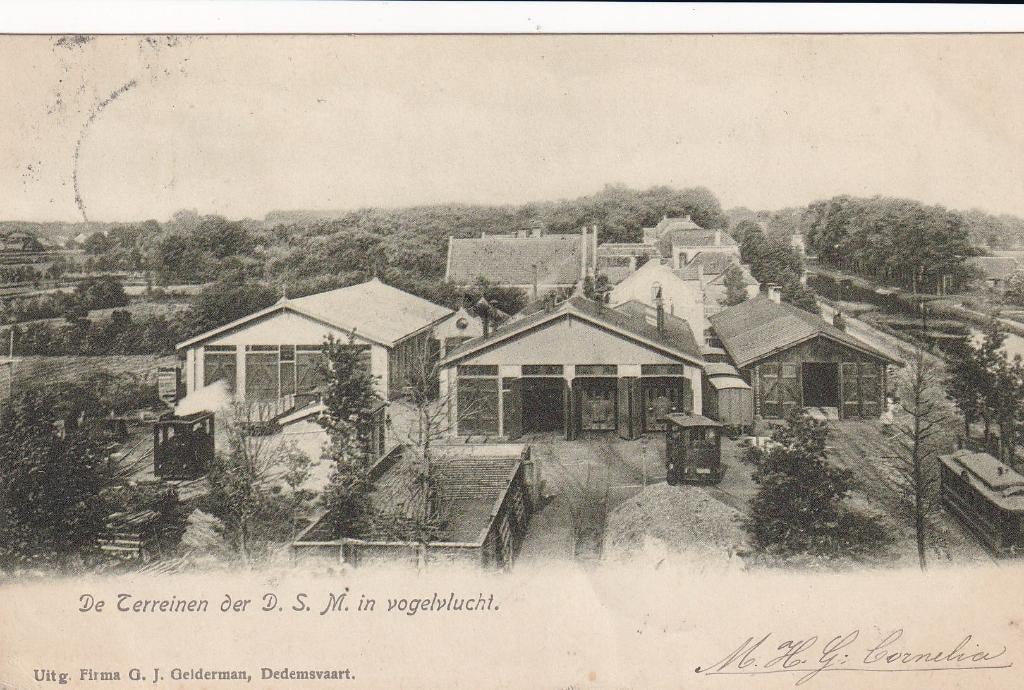 Dedemsvaart, Hardenberg, Spoorwegen., Verzamelen, Verzenden, Voor 1920, Gelopen, Overijssel