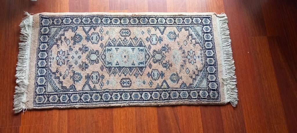Vintage vloerkleed met traditioneel patroon, Ophalen, Gebruikt, 100 tot 150 cm, Traditioneel, Vintage