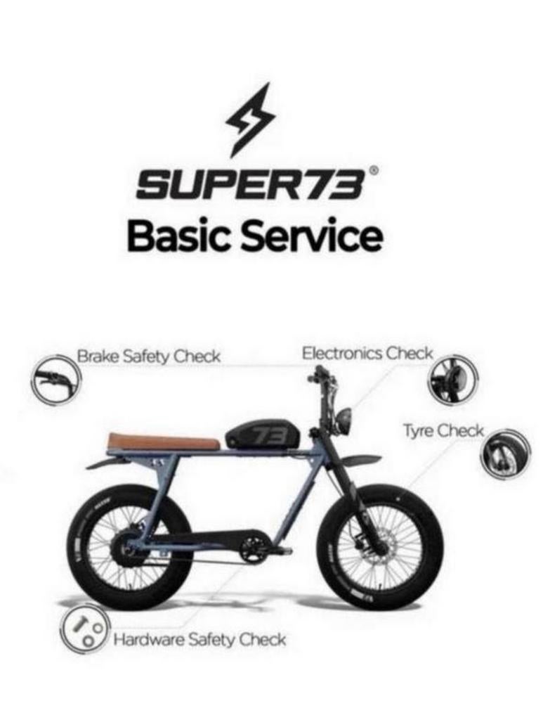 SUPER73 BASIC FULL SERVICE PACKAGE, Ophalen, Nieuw