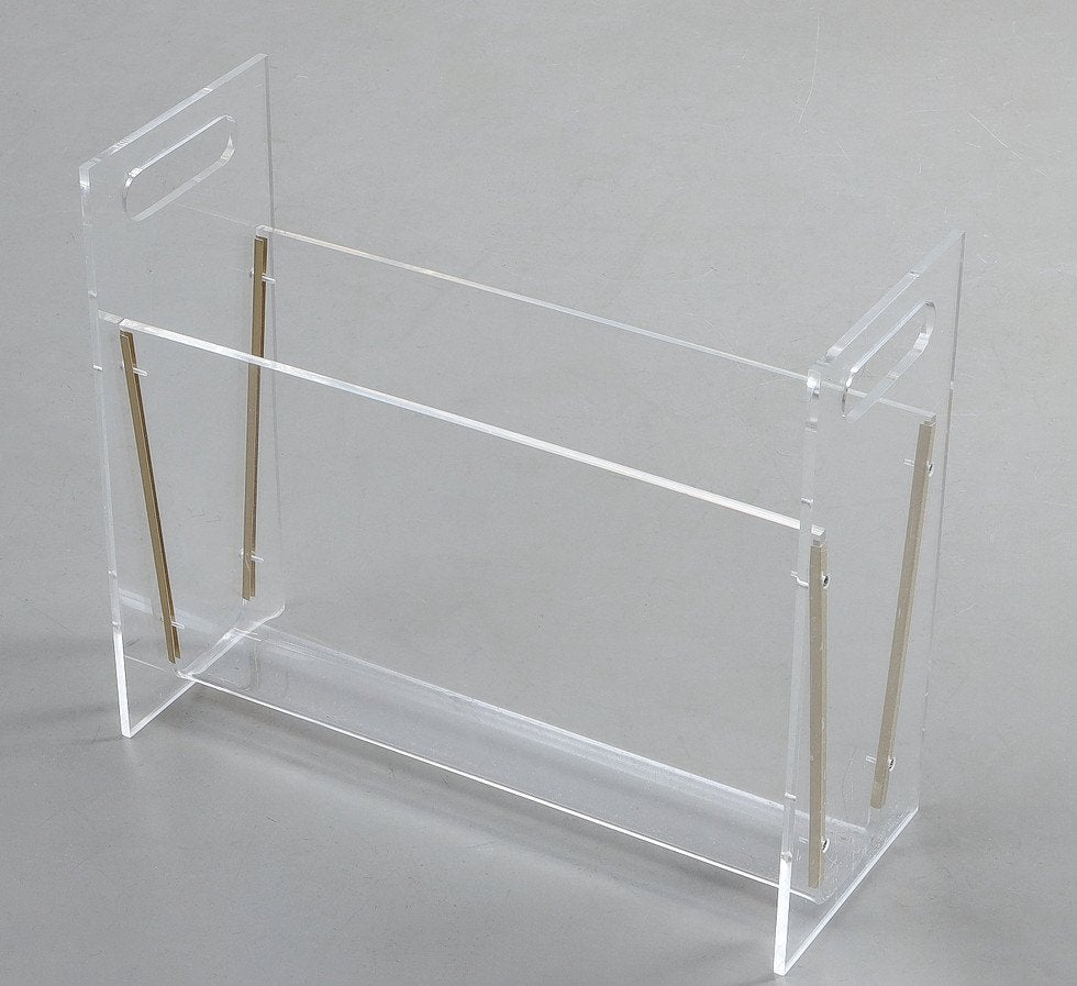 KRANTENREK, plexiglas, hedendaags, Ophalen of Verzenden