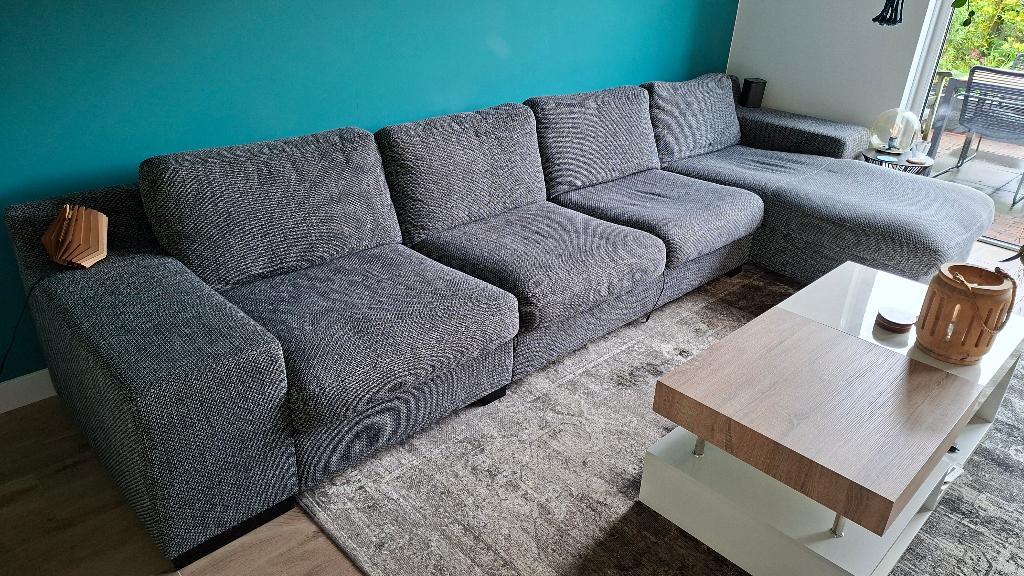 Bank (hoekbank, loungedeel, hocker), Ophalen, Gebruikt, 100 tot 125 cm, Hoekbank
