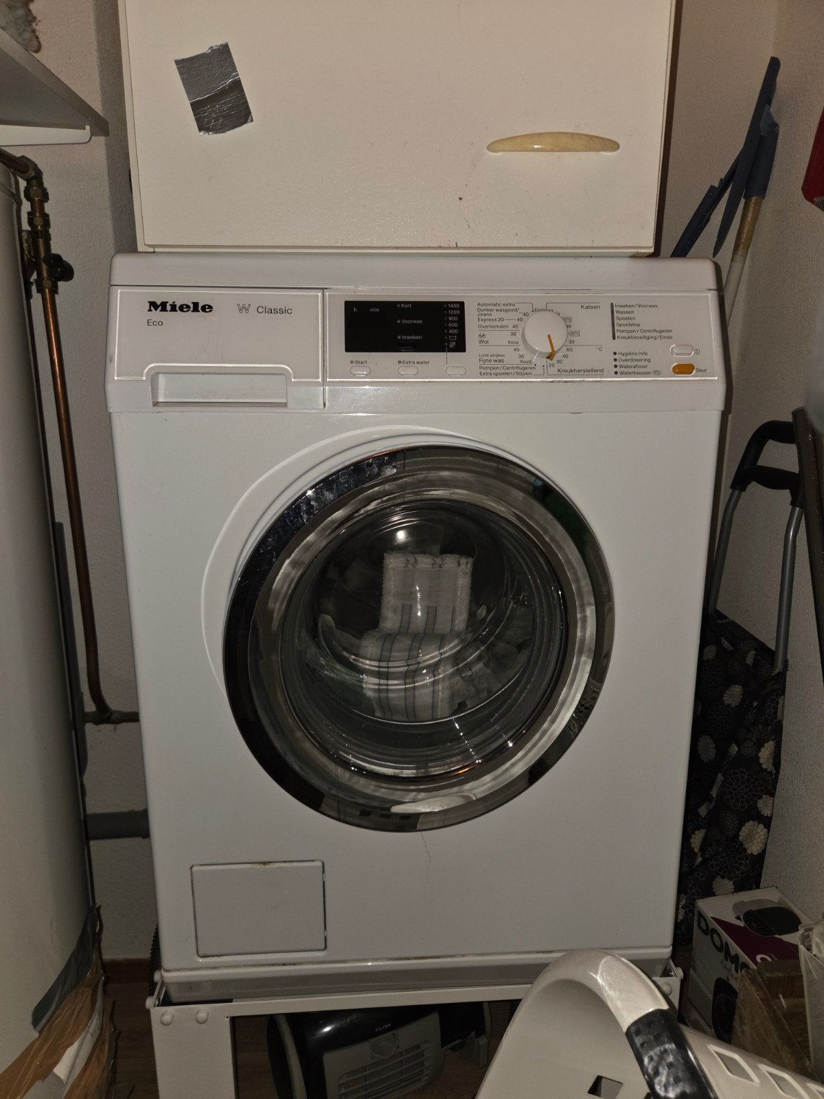Miele W Classic Eco Wasmachine - Voorlader, Ophalen, Gebruikt, Voorlader, 85 tot 90 cm