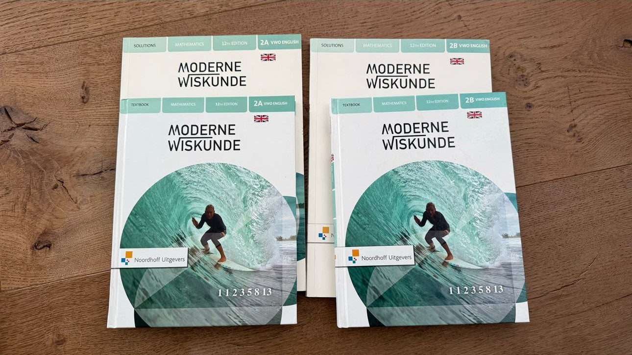 Moderne Wiskunde 2A & 2B VWO Engels (Noordhoff), Ophalen of Verzenden, Beta, Zo goed als nieuw