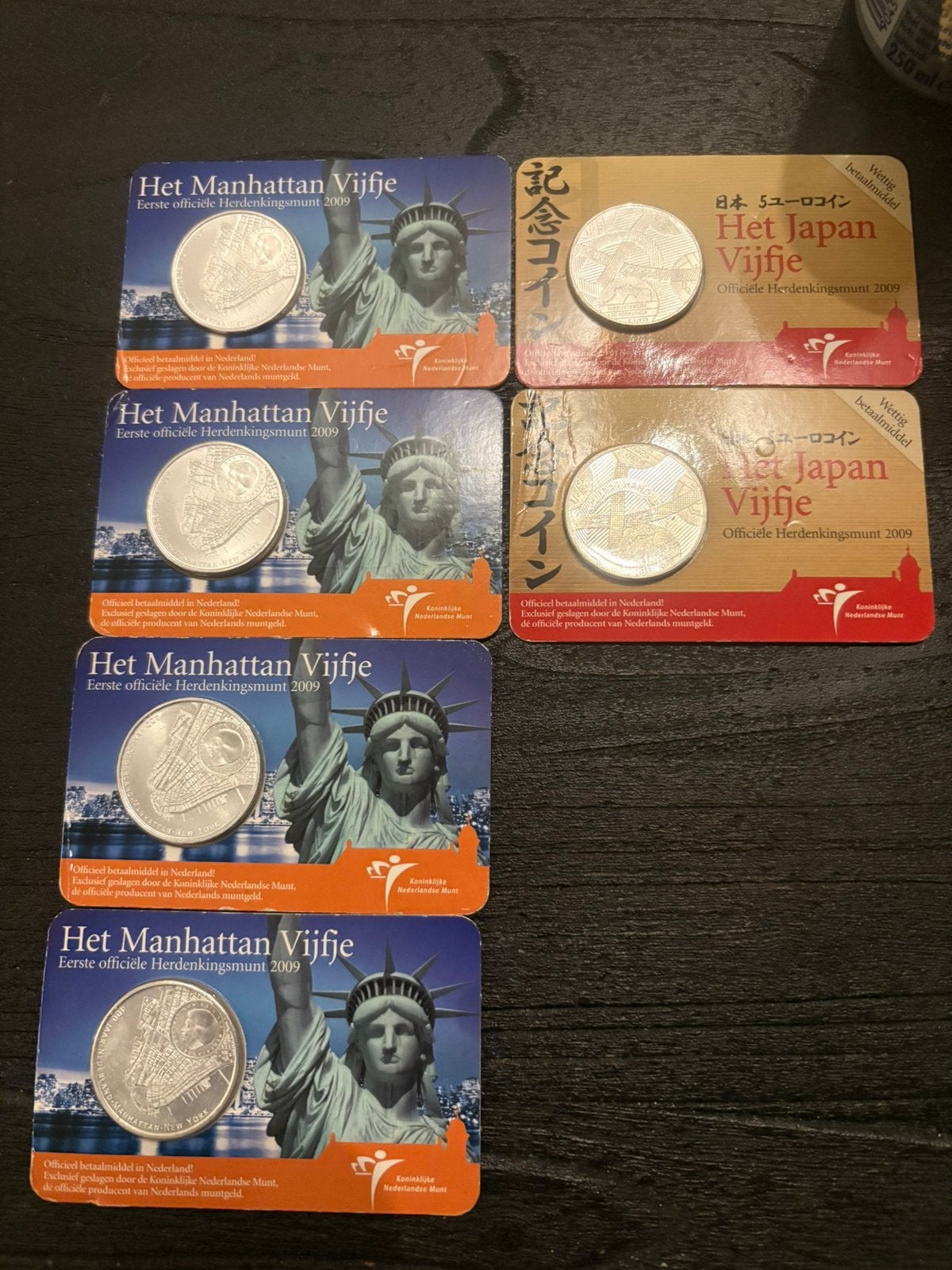 5 Euro Herdenkingsmunten 2009 (6 stuks in Coincard), Postzegels en Munten, Ophalen of Verzenden, Overige landen, Overige waardes