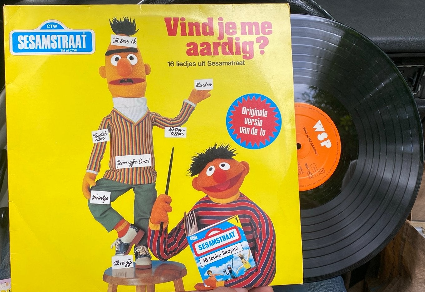Sesamstraat - vind je me aardig ? Lp, Cd's en Dvd's, Vinyl | Kinderen en Jeugd, Ophalen of Verzenden, Zo goed als nieuw