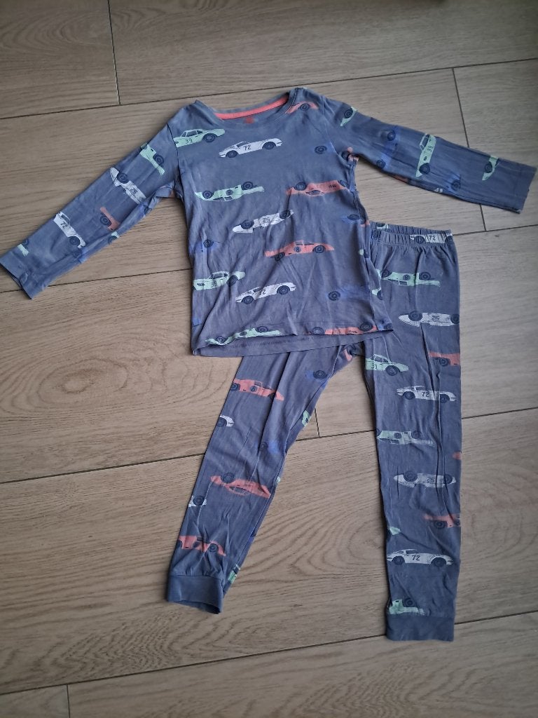 K39 Blauwe pyjama auto's HEMA maat 110/116, Nacht- of Onderkleding, Gebruikt, Ophalen of Verzenden, Hema