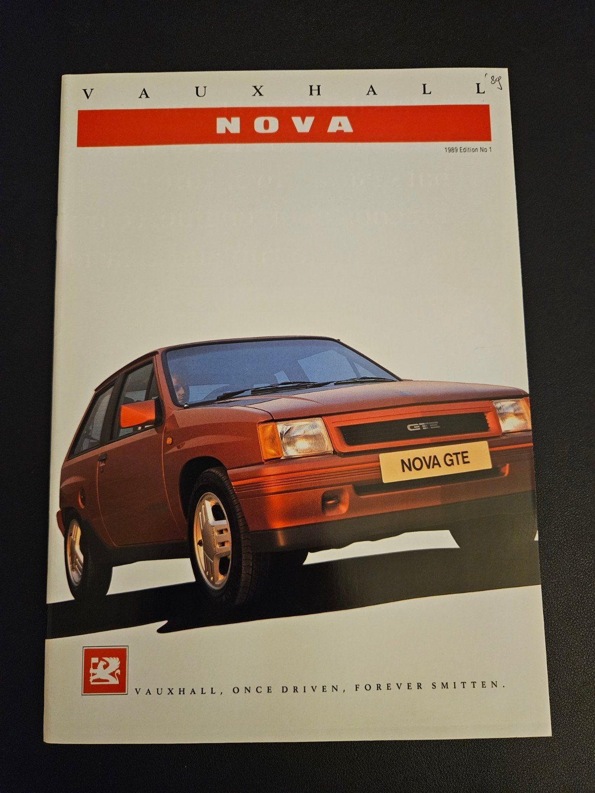 Brochure Vauxhall Nova 1989, Ophalen of Verzenden, Zo goed als nieuw, Overige merken
