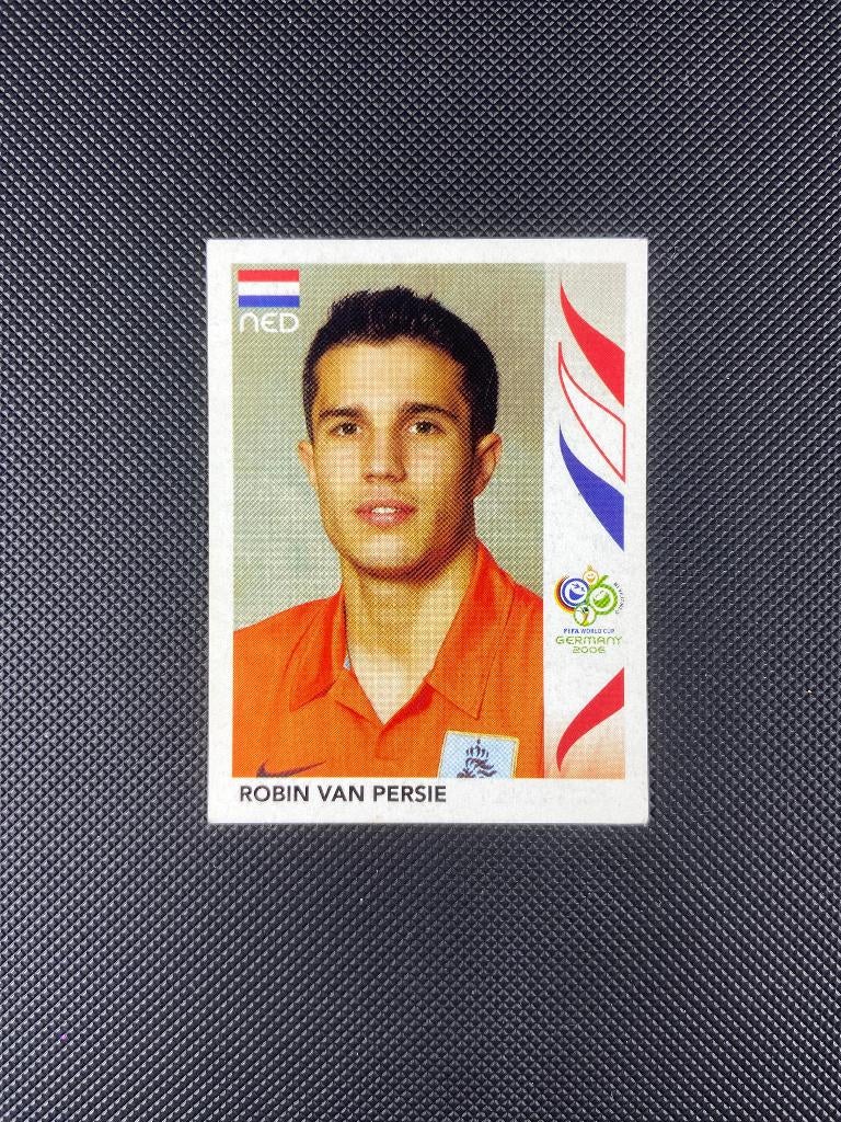 2006 Panini World Cup Duitsland Robin van Persie Nederland, Ophalen of Verzenden, Zo goed als nieuw, Buitenlandse clubs, Poster, Plaatje of Sticker