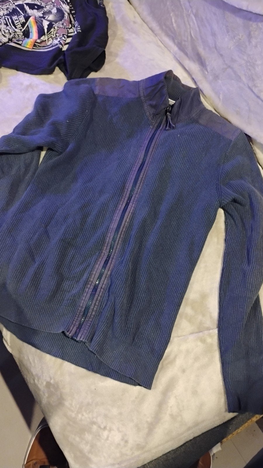 Charles Vögele vest maat L, Maat 52/54 (L), Charles Vögele, Blauw, Ophalen of Verzenden