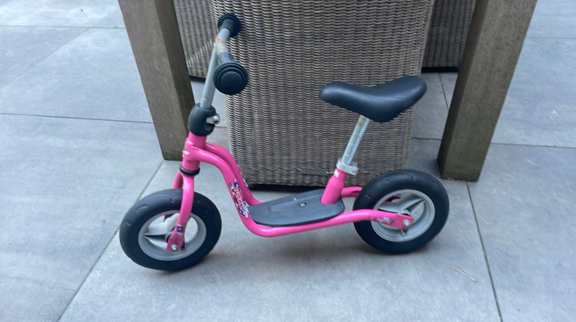 Puky roze loopfiets, Ophalen, Gebruikt, Loopfiets