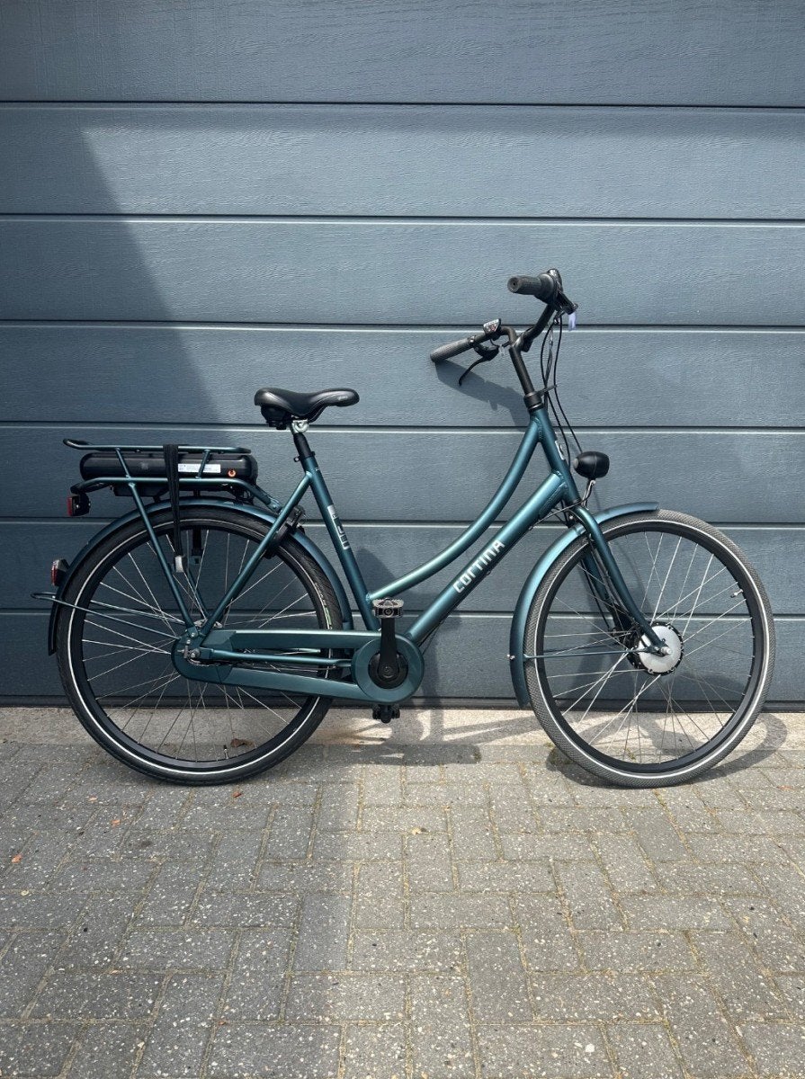 Cortina E-U1 Dames Deep Green Matt 57cm, Fietsen en Brommers, Elektrische fietsen, Ophalen, Gebruikt, -, -