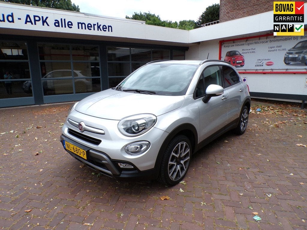 Fiat 500 X Cross 1.4 Turbo MultiAir Cross Plus Navi/18"LMV/P, Auto's, Voorwielaandrijving, 4 cilinders, Met garantie (alle), 500X