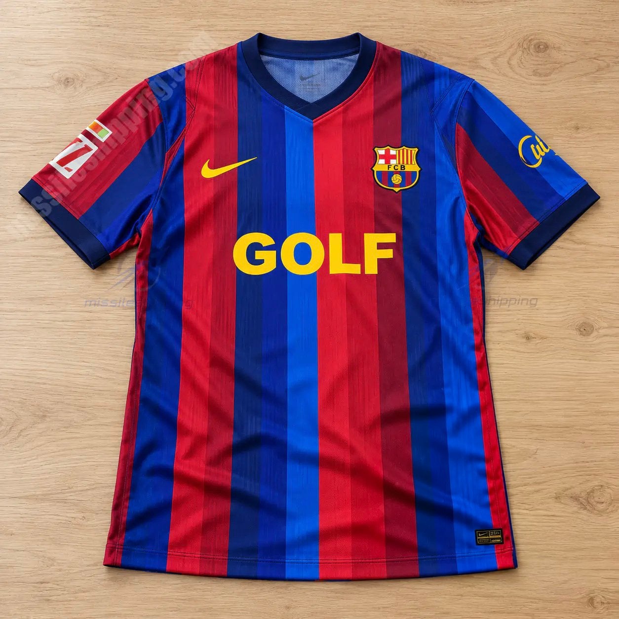 Fc Barcelona x Spotify x Golf Wang Maat L (nr 132 van 1899), Maat L, Verzenden, Nieuw, Shirt