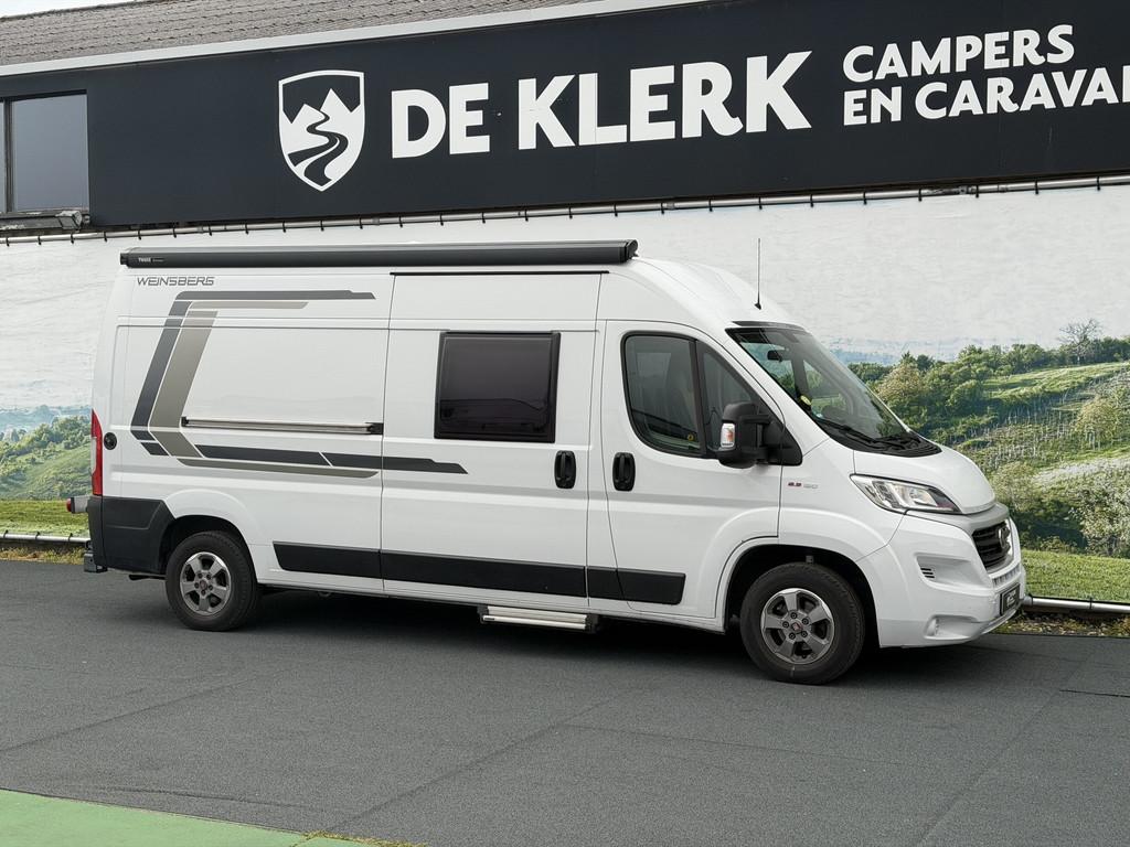 Weinsberg CARATOUR 600 ME (bj 2019), Caravans en Kamperen, Campers, Ringverwarming, Dakluik, Tot en met 2, Bedrijf