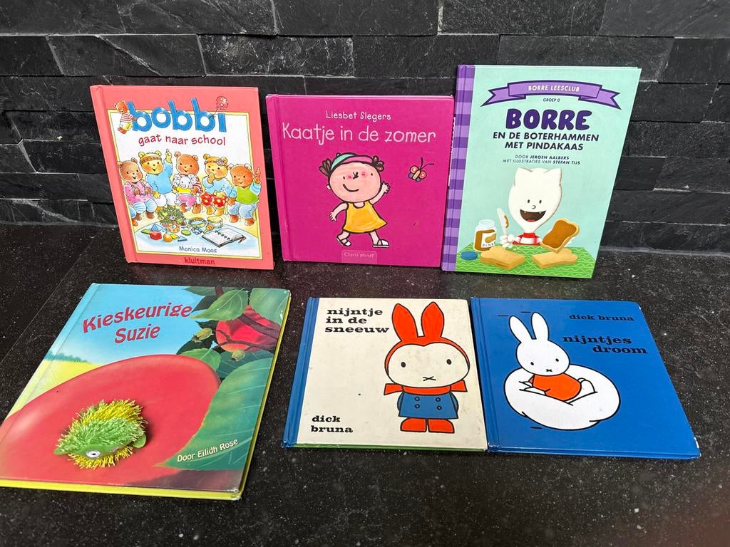6 kinderboeken voor kleuters en peuters, Boeken, Kinderboeken | Baby's en Peuters, Gelezen, 2 tot 3 jaar, Ophalen of Verzenden