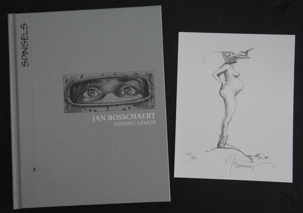 Bosschaert - Shining armor - Met genum./gesign. ex-lib. - Nw, Eén stripboek, Ophalen of Verzenden, Nieuw