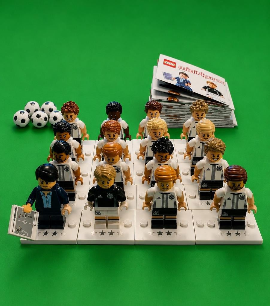LEGO Minifigures DFB Duitsland EK 2016 COMPLETE set 71014, Ophalen of Verzenden, Zo goed als nieuw, Overige typen