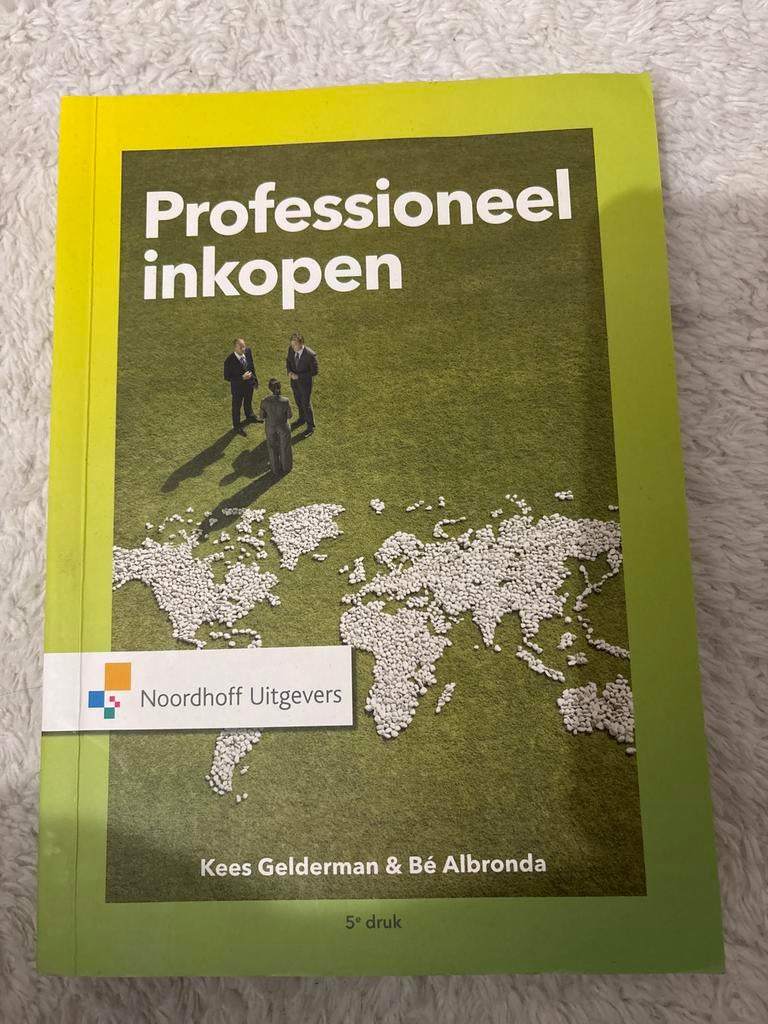 Professioneel inkopen - 5e druk - Kees Gelderman, Boeken, Ophalen of Verzenden, Gamma, Zo goed als nieuw, HBO