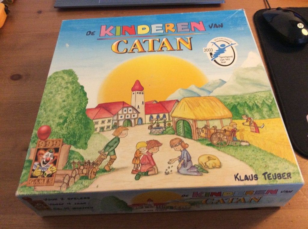 de Kinderen van Catan bordspel 999 games., Een of twee spelers, Ophalen of Verzenden, Gebruikt, 999 Games