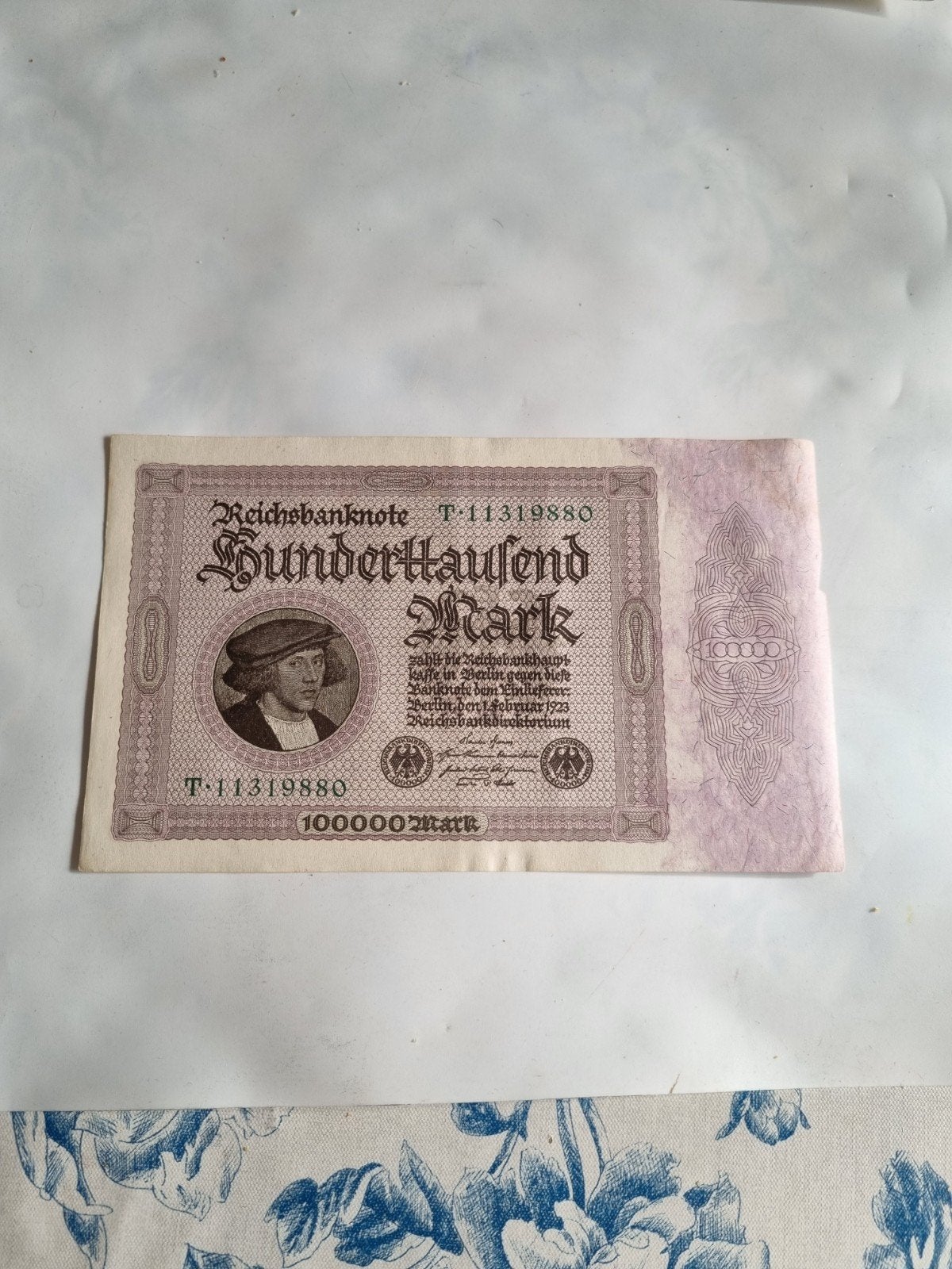 Duitsland: set mooie 100.000 Mark UNC biljetten uit 1923., Postzegels en Munten, Ophalen of Verzenden, Duitsland, Setje