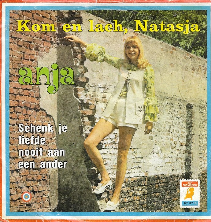 Anja – Kom En Lach, Natasja, 7 inch, Ophalen of Verzenden, Zo goed als nieuw, Nederlandstalig