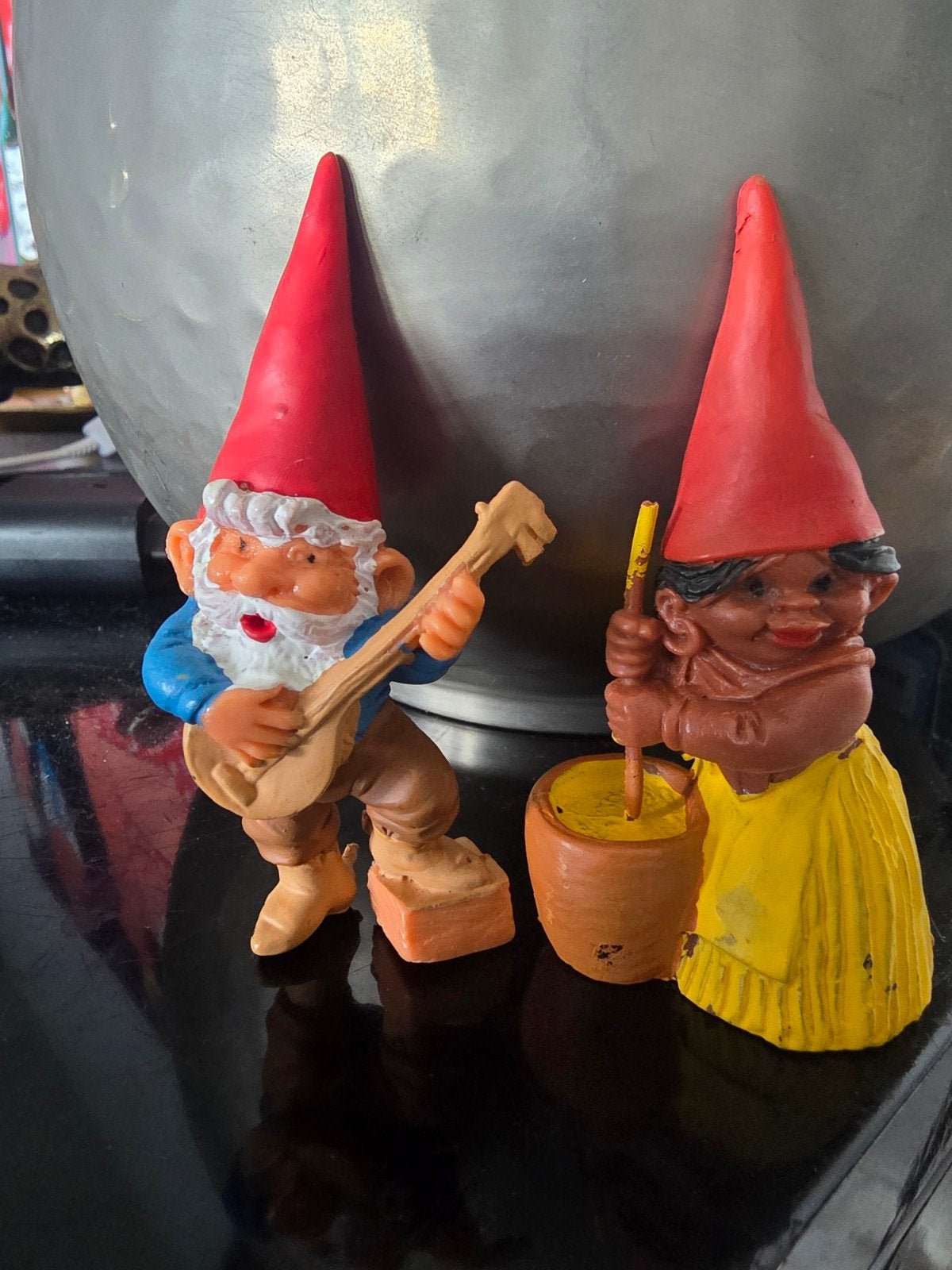 Vintage David de Kabouter PVC figuren BRB jaren '80, Ophalen of Verzenden, Zo goed als nieuw