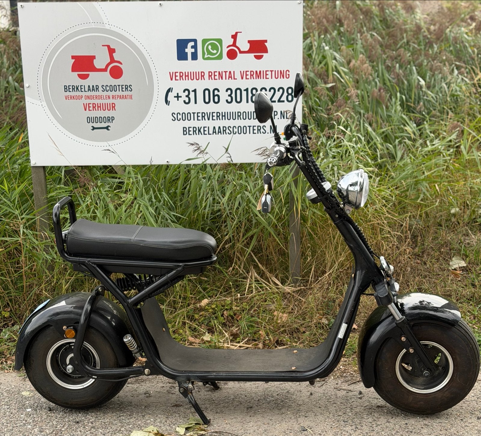 Evomaxx E1 elektrische Chopper, Fietsen en Brommers, Berkelaarscootwrs@gmail.com, Gebruikt, Ergens, Elektrisch