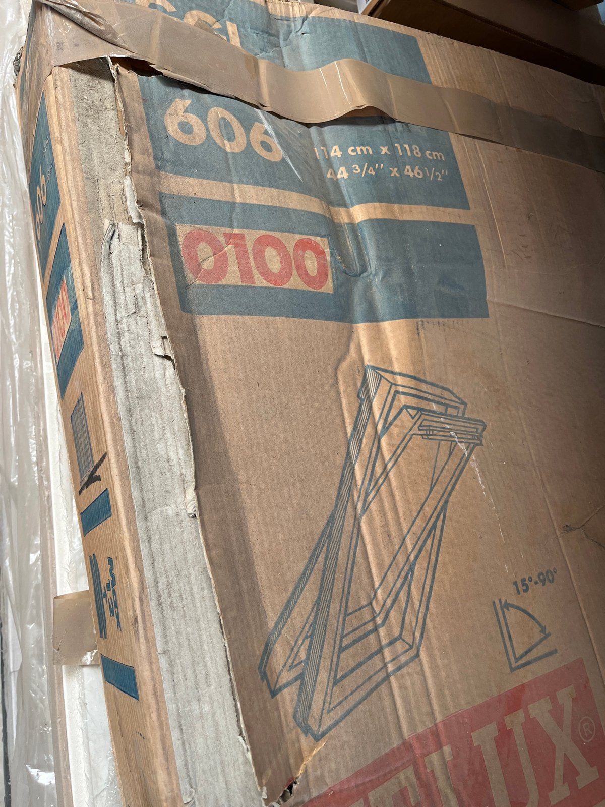 Nieuw Velux Dakraam SK06 114x118 cm, Doe-het-zelf en Verbouw, Glas en Ramen, Ophalen, Nieuw, Dakraam, 80 tot 120 cm