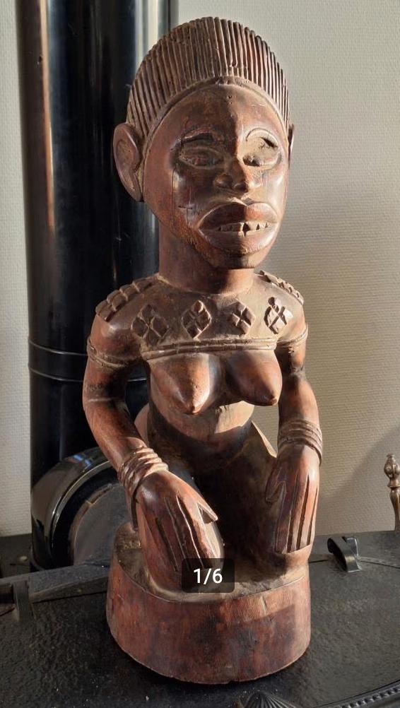 Yombe Beeld Sculptuur Afrikaans tribaal etnografica Congo, Ophalen