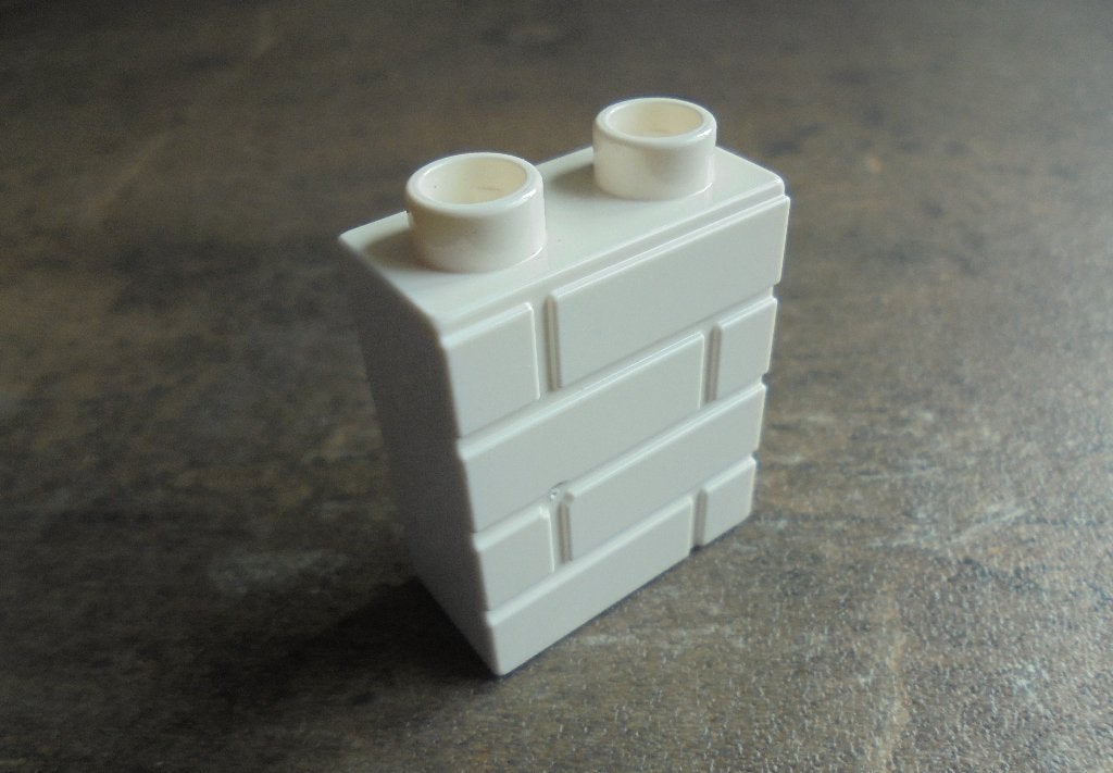 Lego Duplo Brick 1x2x2 with Masonry Profile (zie foto's) 4, Ophalen of Verzenden, Gebruikt, Losse stenen, Duplo