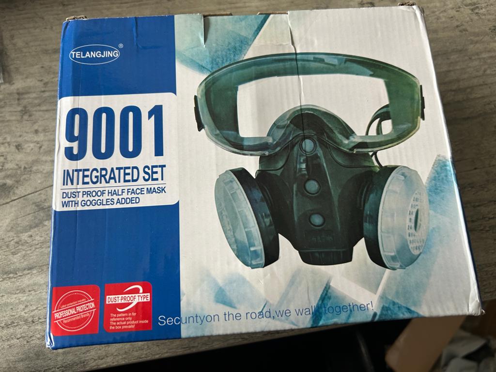 Nieuw Telangjing 9001 Halfgelaatsmasker met bril, Ophalen of Verzenden, Nieuw, Halfgelaatsmaskers