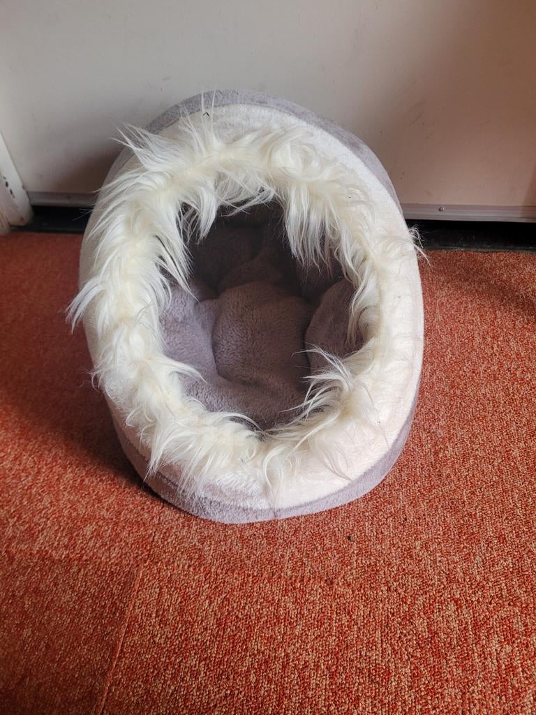 Kattenmand grijs, Dieren en Toebehoren, Ophalen of Verzenden, Zo goed als nieuw, Pluche